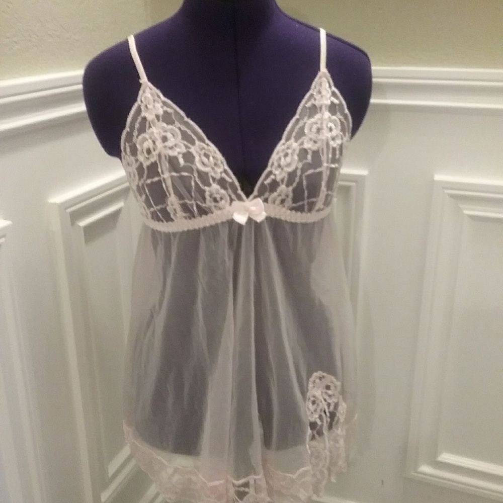 FREDERICK'S OF HOLLYWOOD baby doll set